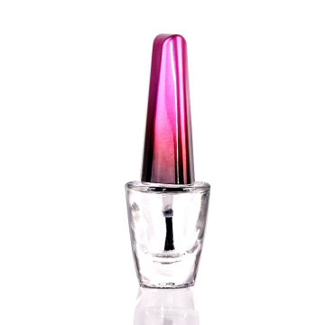 Manufacturer Customized Empty 10ml Clear Nail Polish Bottle Glass with brush and cap